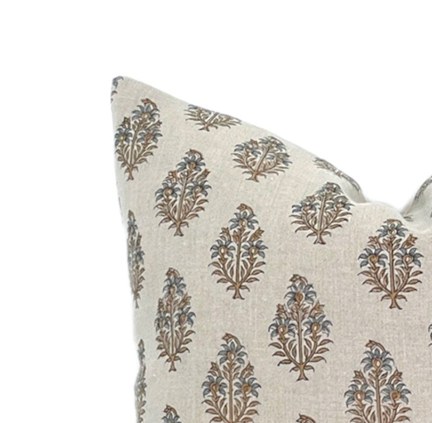 Designer Monrovia Sahara Motif Natural Cotton Pillow Cover - Bohemian Home Decor for Living Room, Bedroom & Outdoor