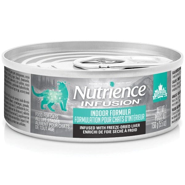 Nutrience Infusion Pate Indoor Formula Canned Cat Food - Grain-Free Wet Food for Adult Cats | Perfect for Indoor Cats with Sensitive Stomachs & Hairball Control