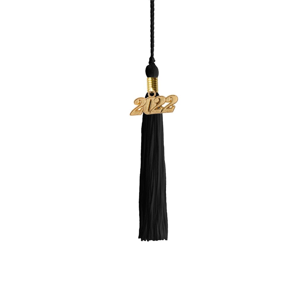 2022 Kindergarten Graduation Tassel with Gold Charm - Brown - Perfect for Preschool Ceremony, Photo Props & Keepsake Gifts
