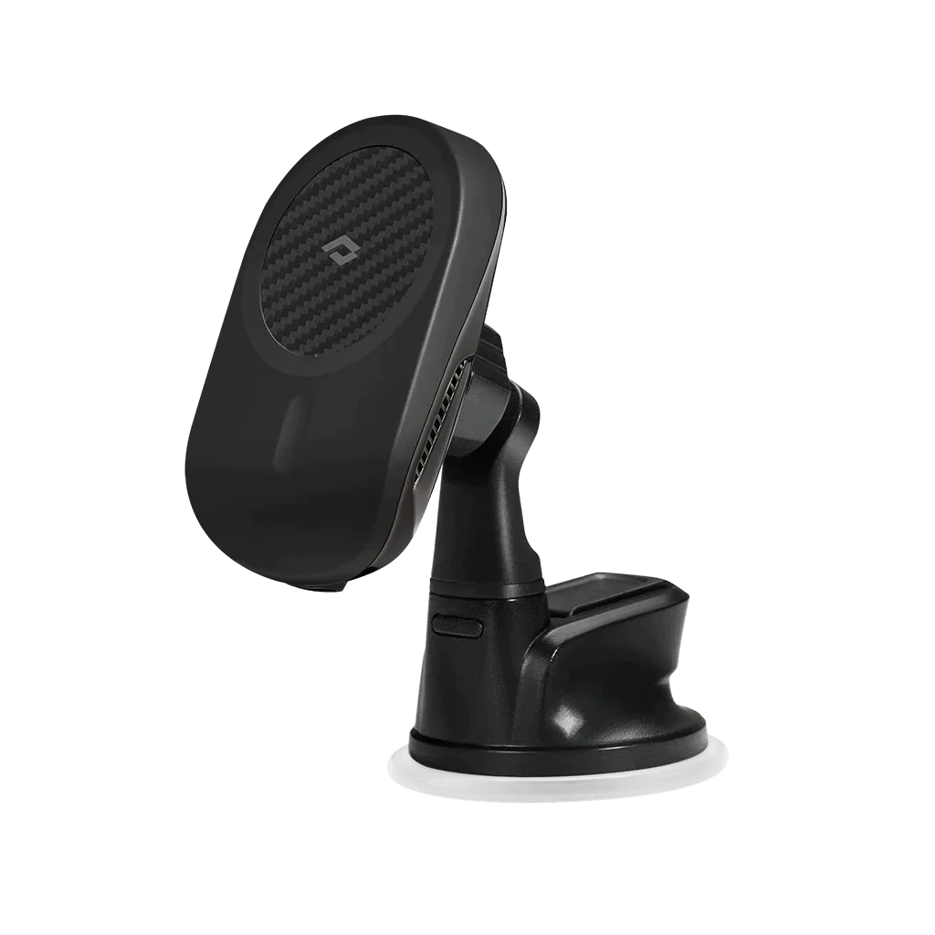 Premium Car Phone Mount & Wireless Charger - Fast Charging, Secure Grip, 360° Rotation [US Stock] - Perfect for Commuting, Road Trips & GPS Navigation