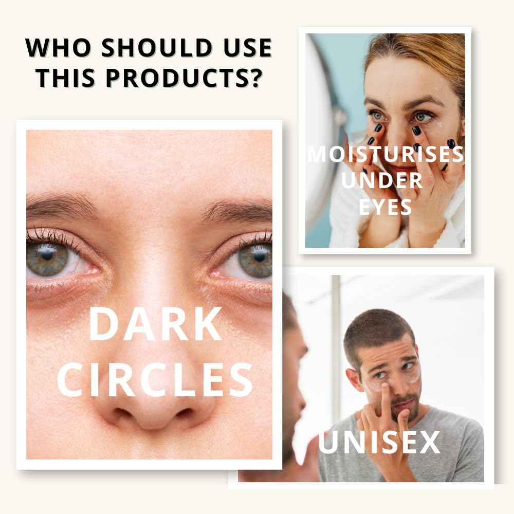 Best Magical Jar Under Eye Serum for Dark Circles Removal | Brightens & Hydrates Under Eye Area | 10ml Dark Circle Treatment | Perfect for Night Routine & Travel Skincare