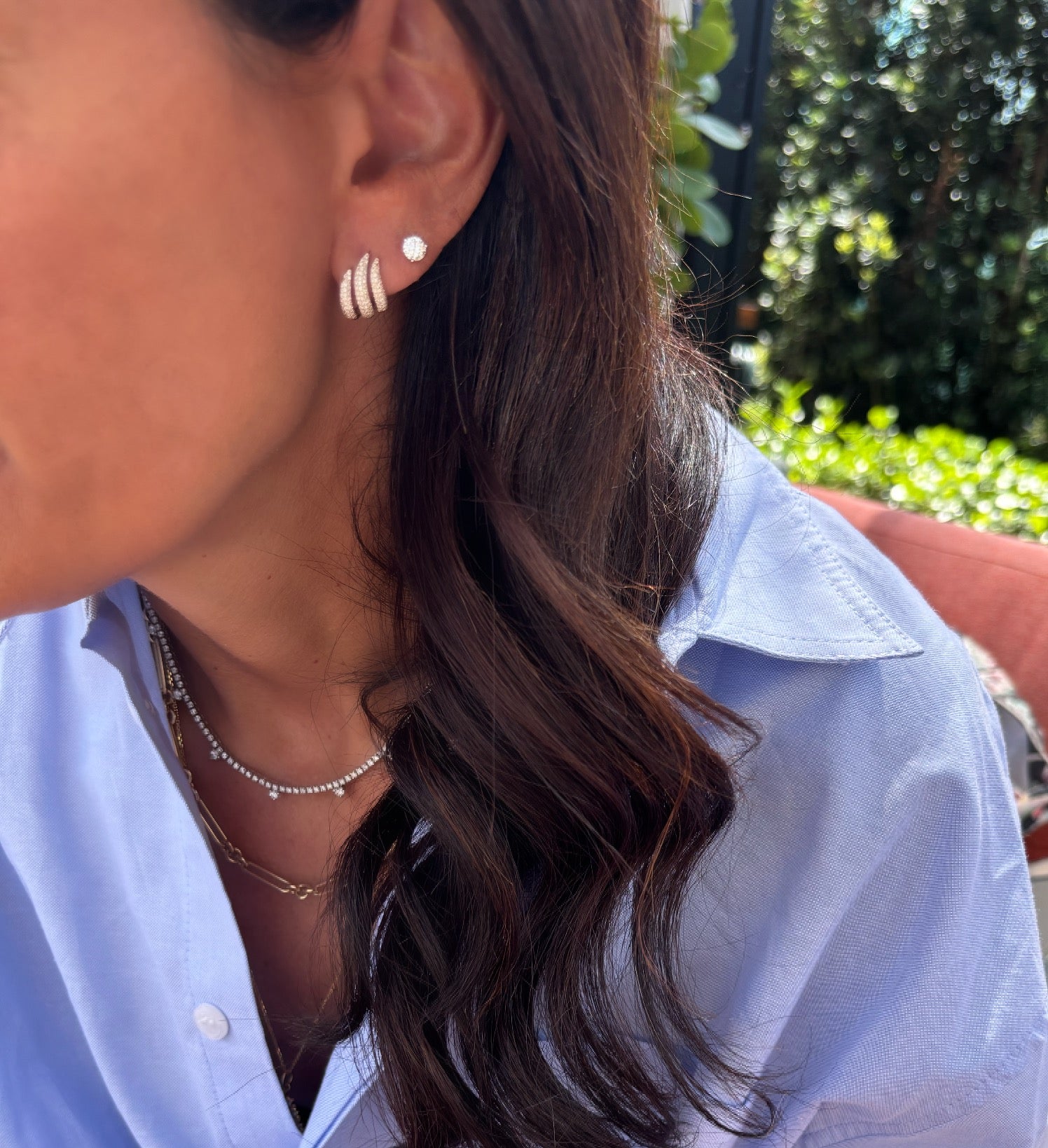 Ray Diamond Cage Earrings for Women - 14K Gold Plated Elegant Dangle Earrings - Perfect for Weddings, Parties & Special Occasions