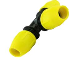 1-1/4 Inch Poly Compression Tee Fitting - Durable PVC Plumbing Connector for Water Supply Lines, Irrigation Systems & DIY Projects