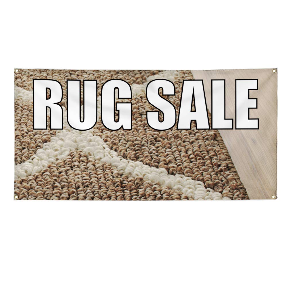 Custom Vinyl Banners for Outdoor Advertising - 60x144 Inches Weatherproof Business Signs with 10 Grommets | Perfect for Yard Sales, Industrial Use & Rug Promotion