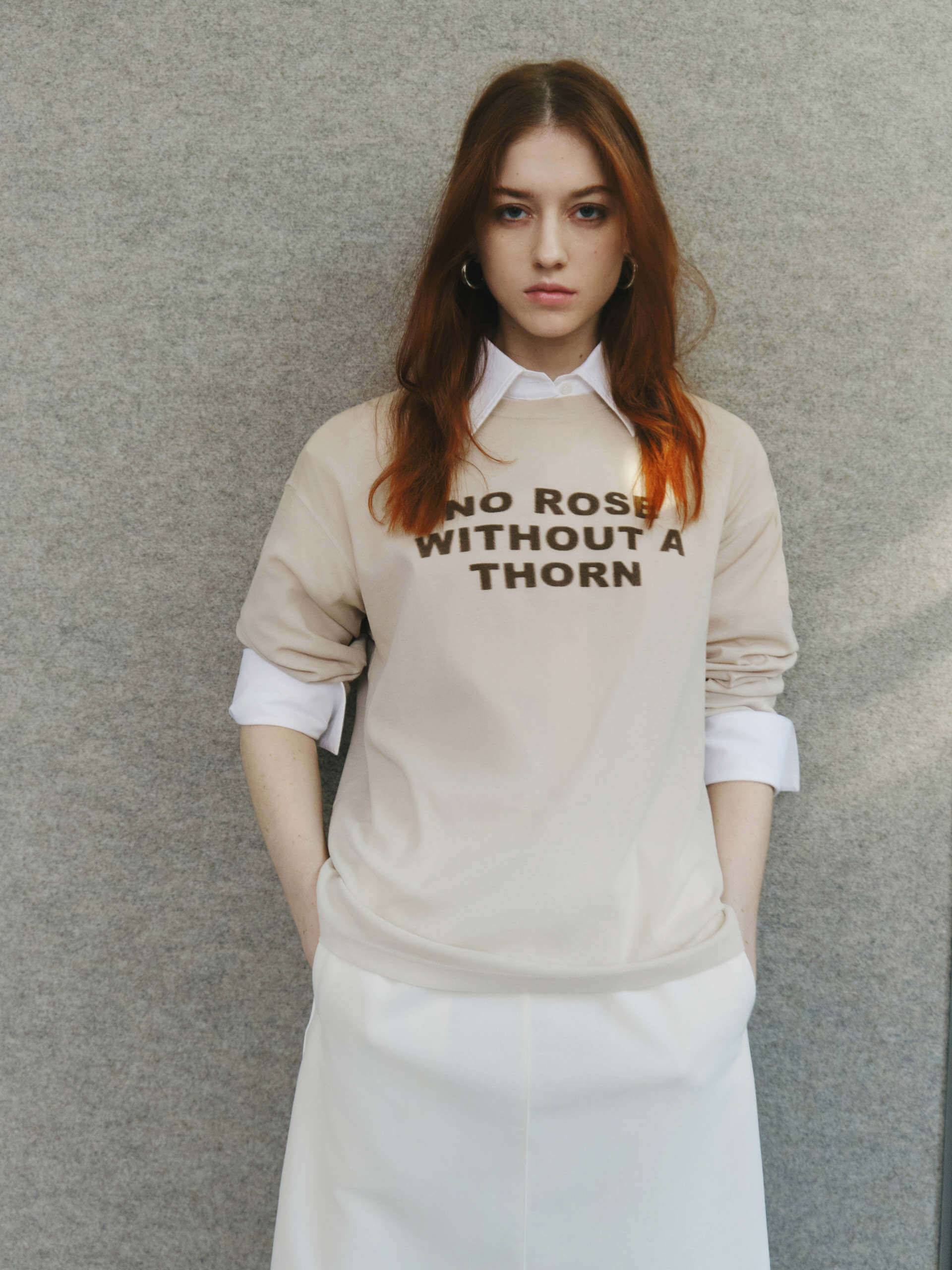 Long Sleeve Letter Graphic T-Shirt for Men & Women - Casual Comfort Fit Cotton Tee for Everyday Wear, Street Style, and Layering