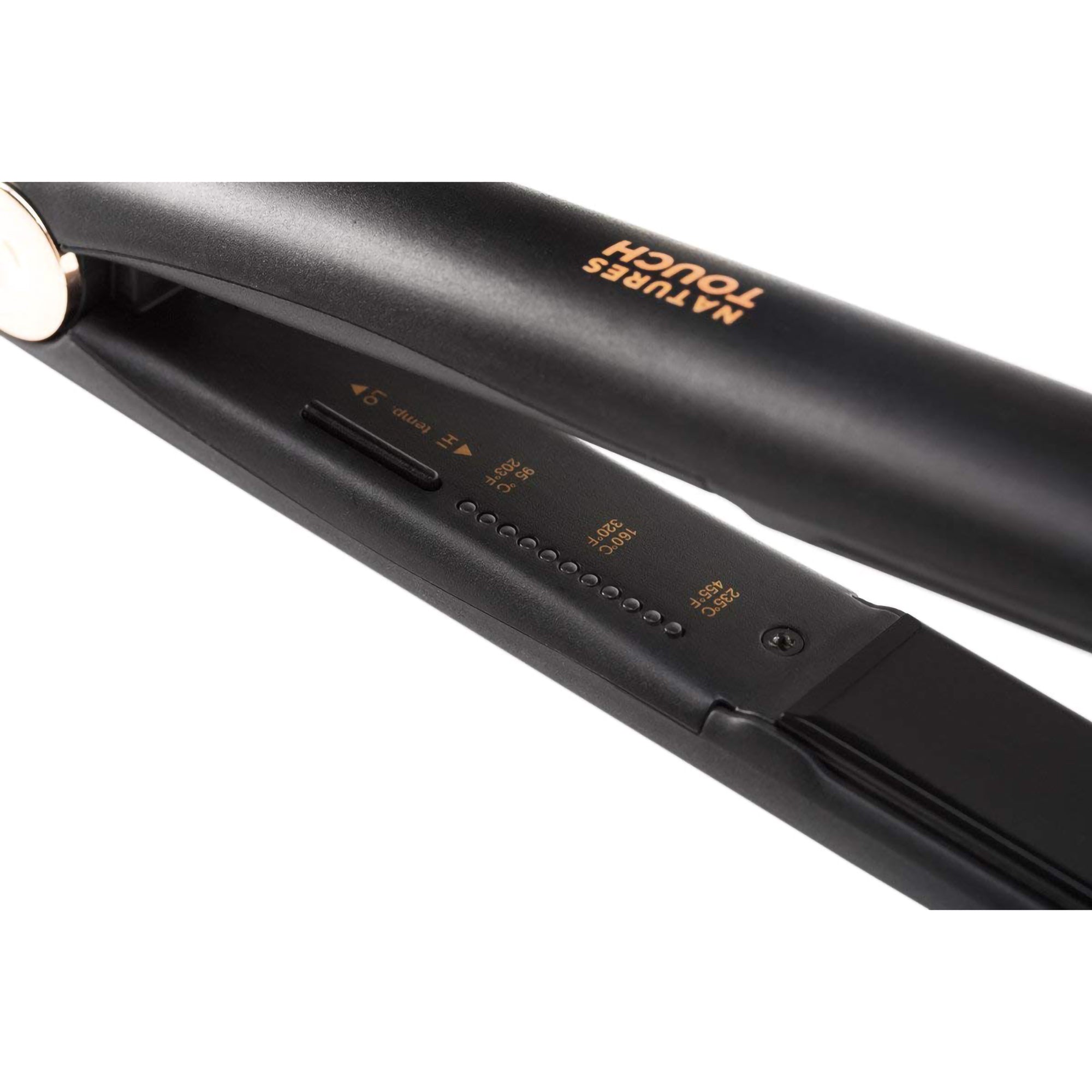 Elchim Nature's Touch Professional Ceramic Flat Iron Styler - 1 Inch Hair Straightener for Smooth, Shiny & Frizz-Free Hair - Perfect for Home & Salon Use