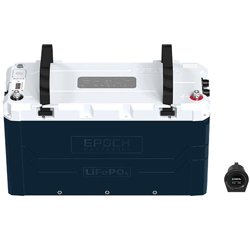 Epoch Batteries 24V 230Ah V2 Elite Series LiFePO4 Deep Cycle Battery - Perfect for Solar Power Systems, RVs, Marine & Off-Grid Applications