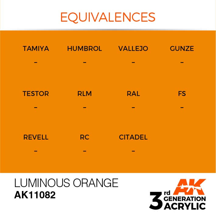 AK 3rd Generation Luminous Orange Tactical Gear - High Visibility Safety Equipment for Outdoor Adventures, Hunting & Night Operations