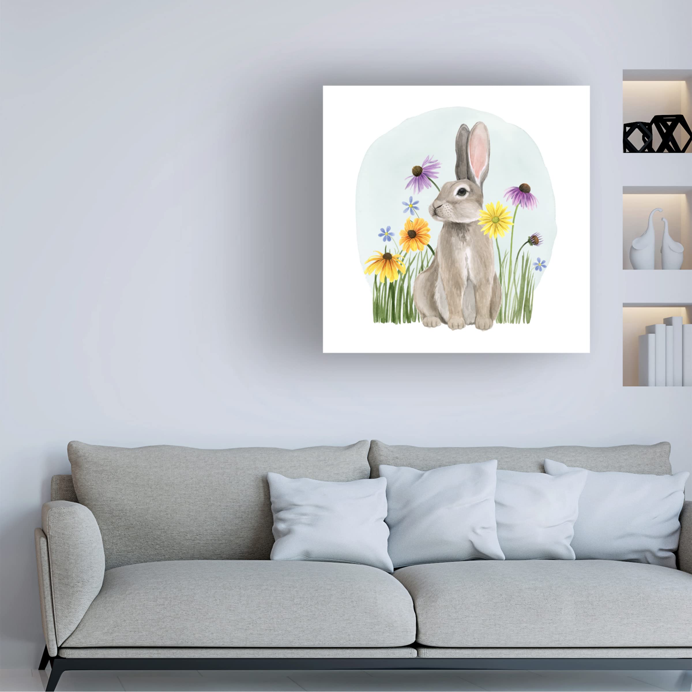 Grace Popp Wild Woodland III Canvas Art Print - Modern Nature Wall Decor for Living Room, Bedroom & Office - Trademark Fine Art Collection