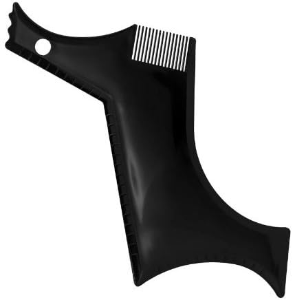 KHUSHI Beard Shaper & Comb for Men - Professional Grooming Tool for Home & Salon Use - Perfect Beard Styling Accessory for Daily Care & Special Occasions