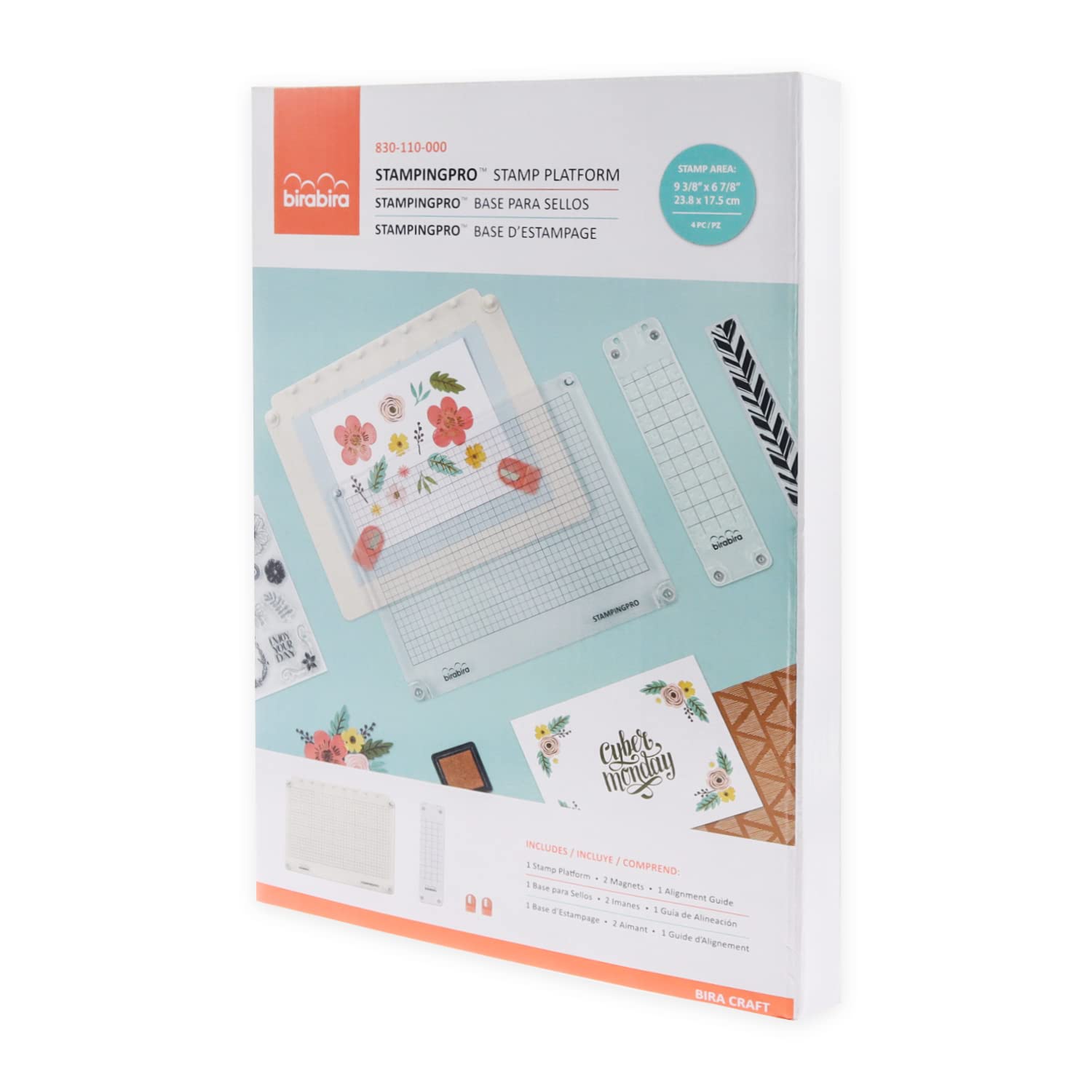 Precision Craft Stamp Platform Tool for Accurate DIY Stamping - Perfect for Scrapbooking, Card Making & Paper Crafts