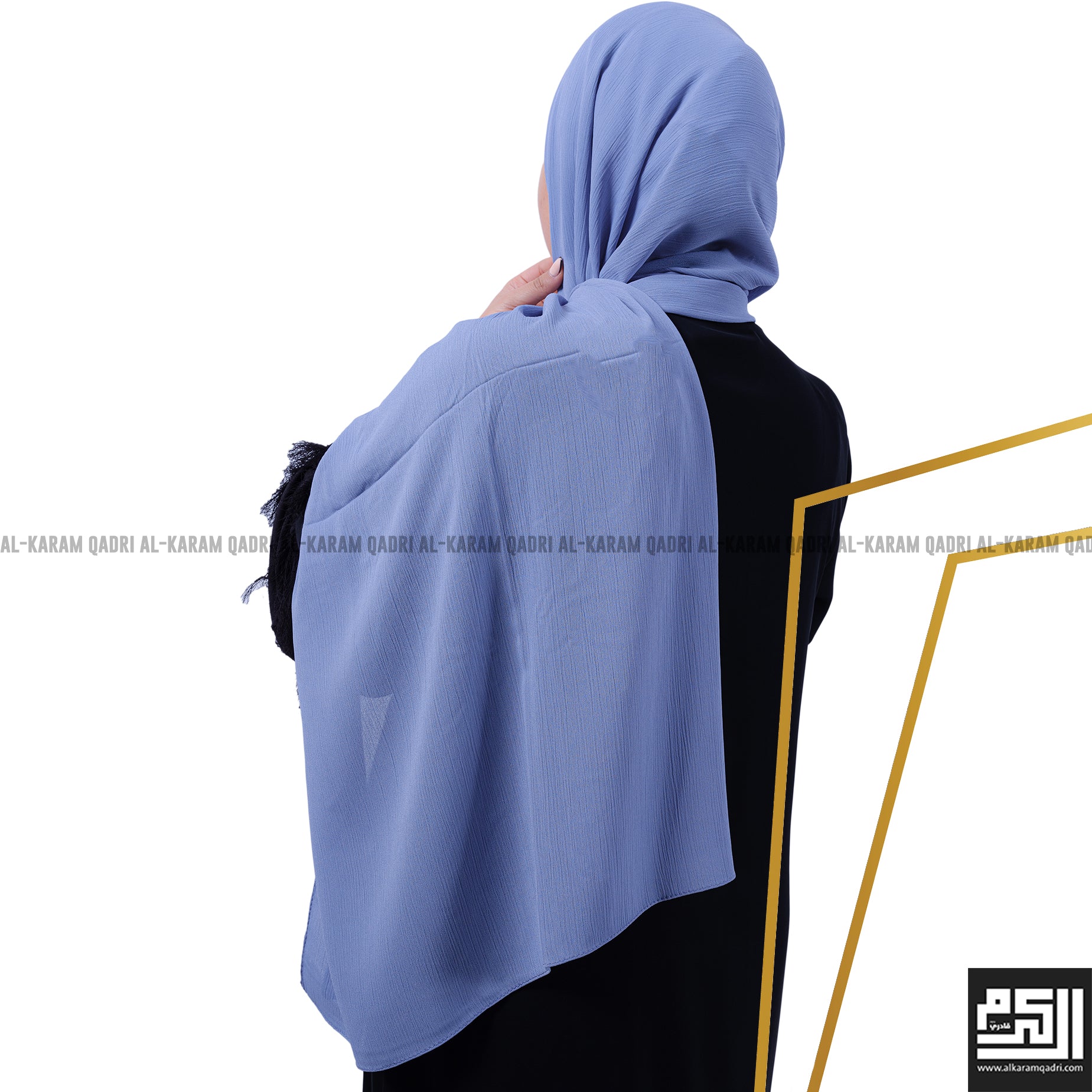 Al Karam Georgette Shawl - Elegant & Lightweight Women's Scarf for Parties, Weddings & Special Occasions