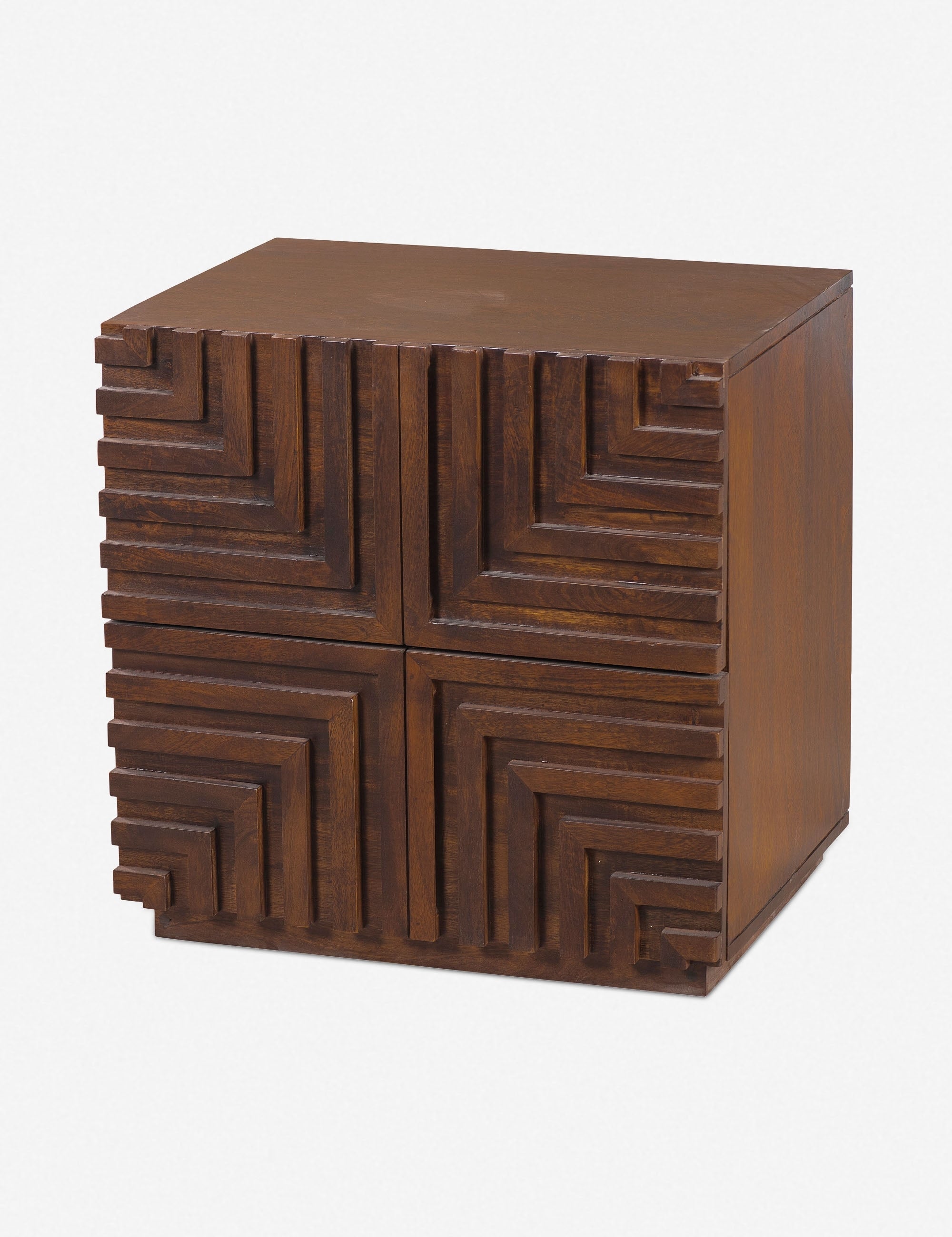 Modern Wooden Nightstand with 2 Drawers - Stylish Bedside Table for Bedroom, Living Room & Office - Perfect for Storage & Organization