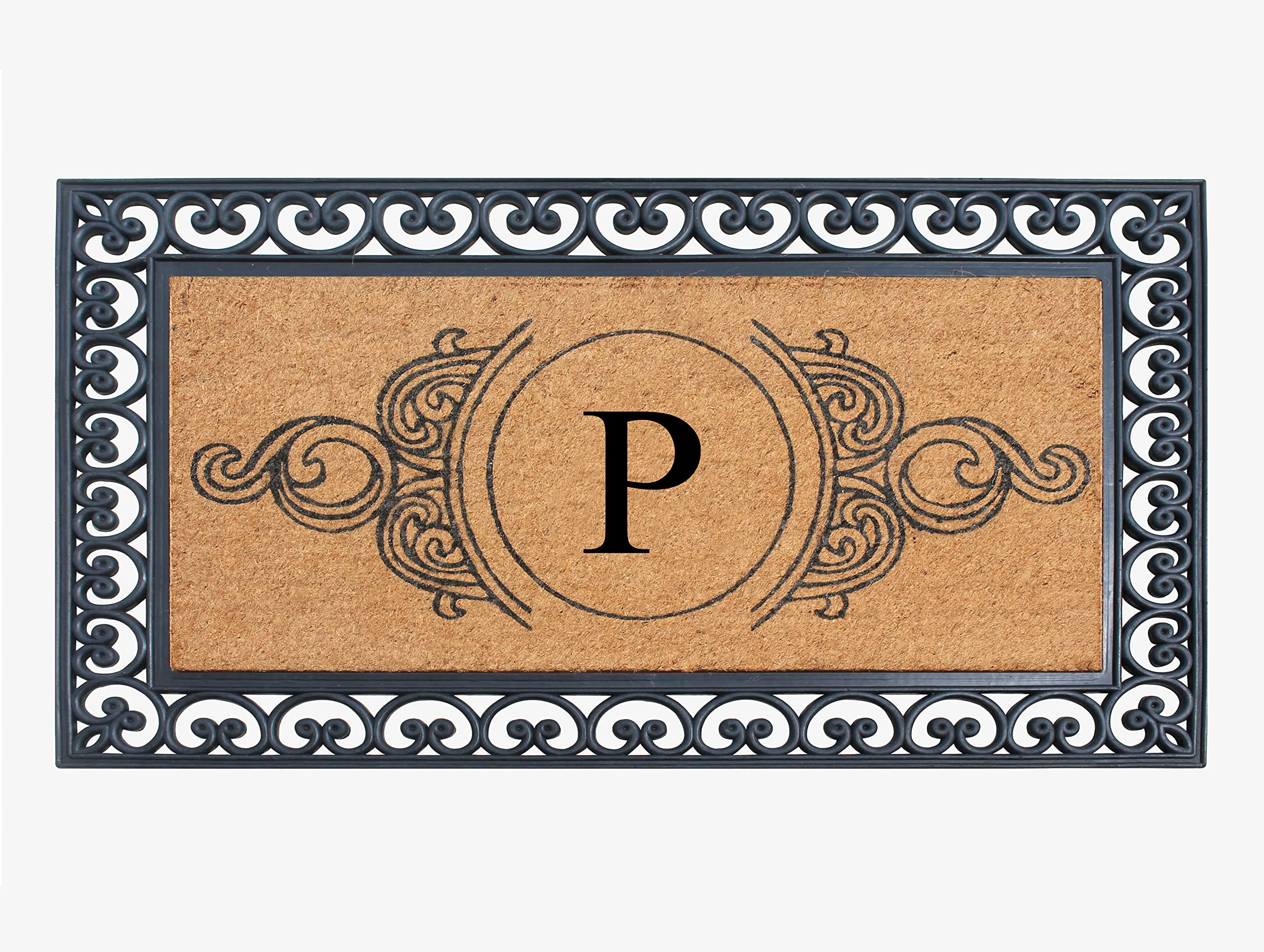 Premium Natural Coir Monogrammed Door Mat 30
