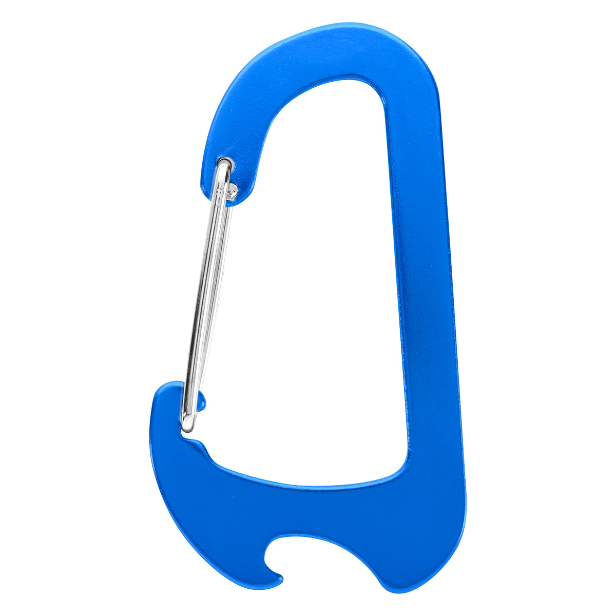 Chaz Carabiner Bottle Opener with Keychain - Durable Blue Multi-Tool for Camping, Hiking & Outdoor Adventures