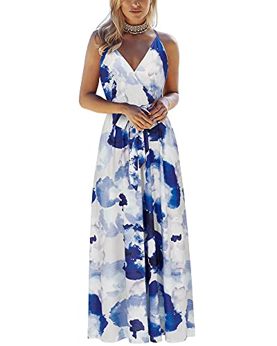 Blue Tie Dye Floral