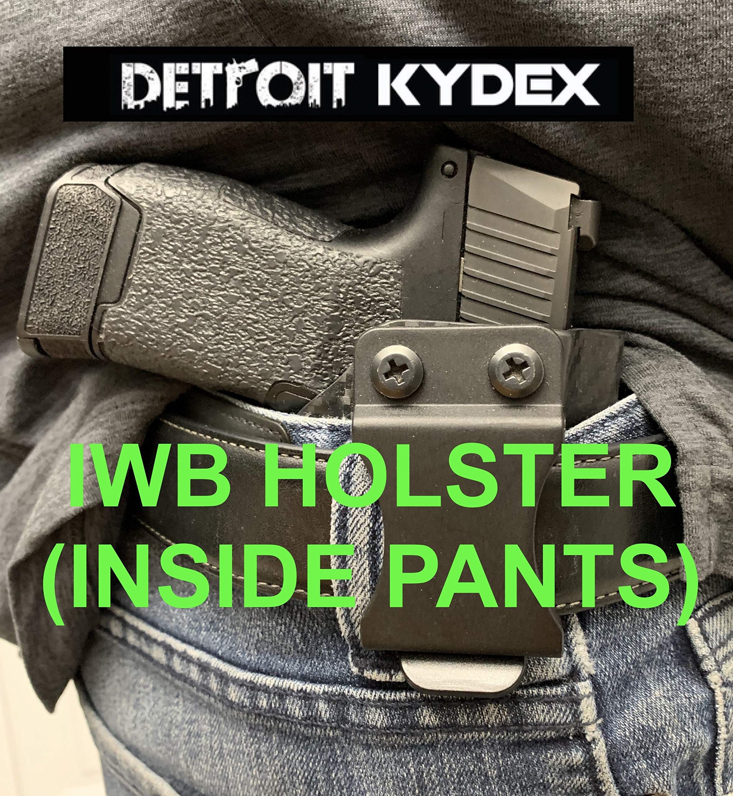 Smith & Wesson M&P Shield EZ 380 IWB Kydex Holster - Concealed Carry Gun Holster for Comfort & Quick Draw - Perfect for Everyday Carry, Range Training & Personal Protection