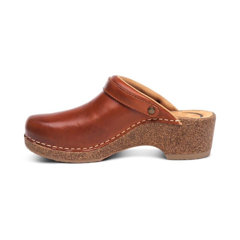 AETREX BECKIE Cork Clog Shoes - Comfortable Women's Slip-On Sandals for Walking & Casual Wear | Final Sale