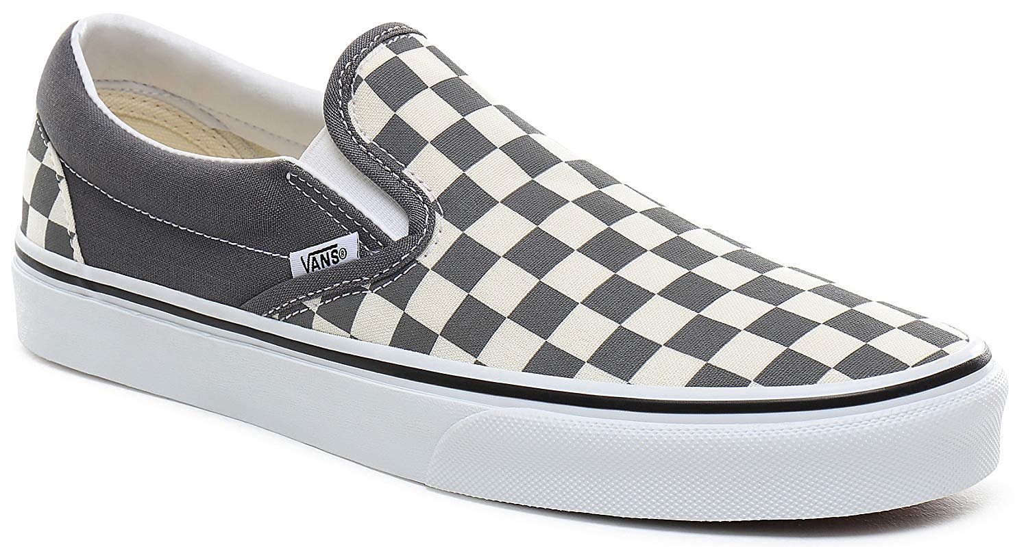 Vans Unisex Classic Slip-On Sneakers - Comfortable Canvas Shoes for Men & Women - Perfect for Casual Wear, Skateboarding & Street Style Fashion