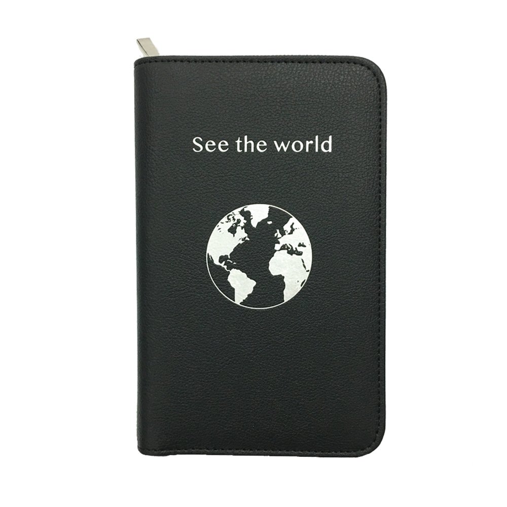 RFID Blocking Phone Charging Passport Holder - Travel Wallet with Removable Power Bank for Money, Cards & Smartphones | Universal Phone Compatibility | Perfect for Airports, Business Trips & International Travel Accessories