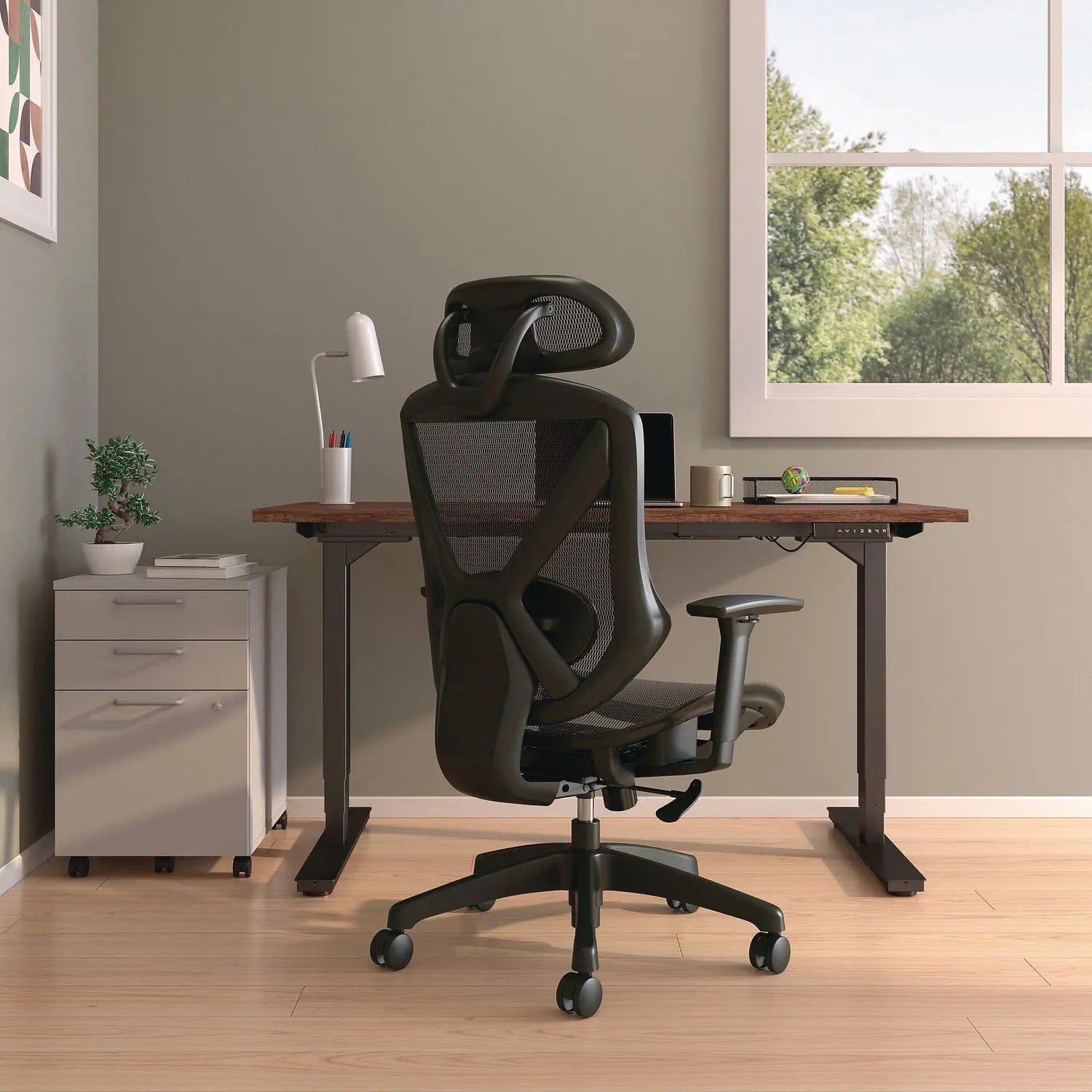 Alera® Taunton Ergonomic Mesh Swivel Task Chair - Adjustable Height 17.44