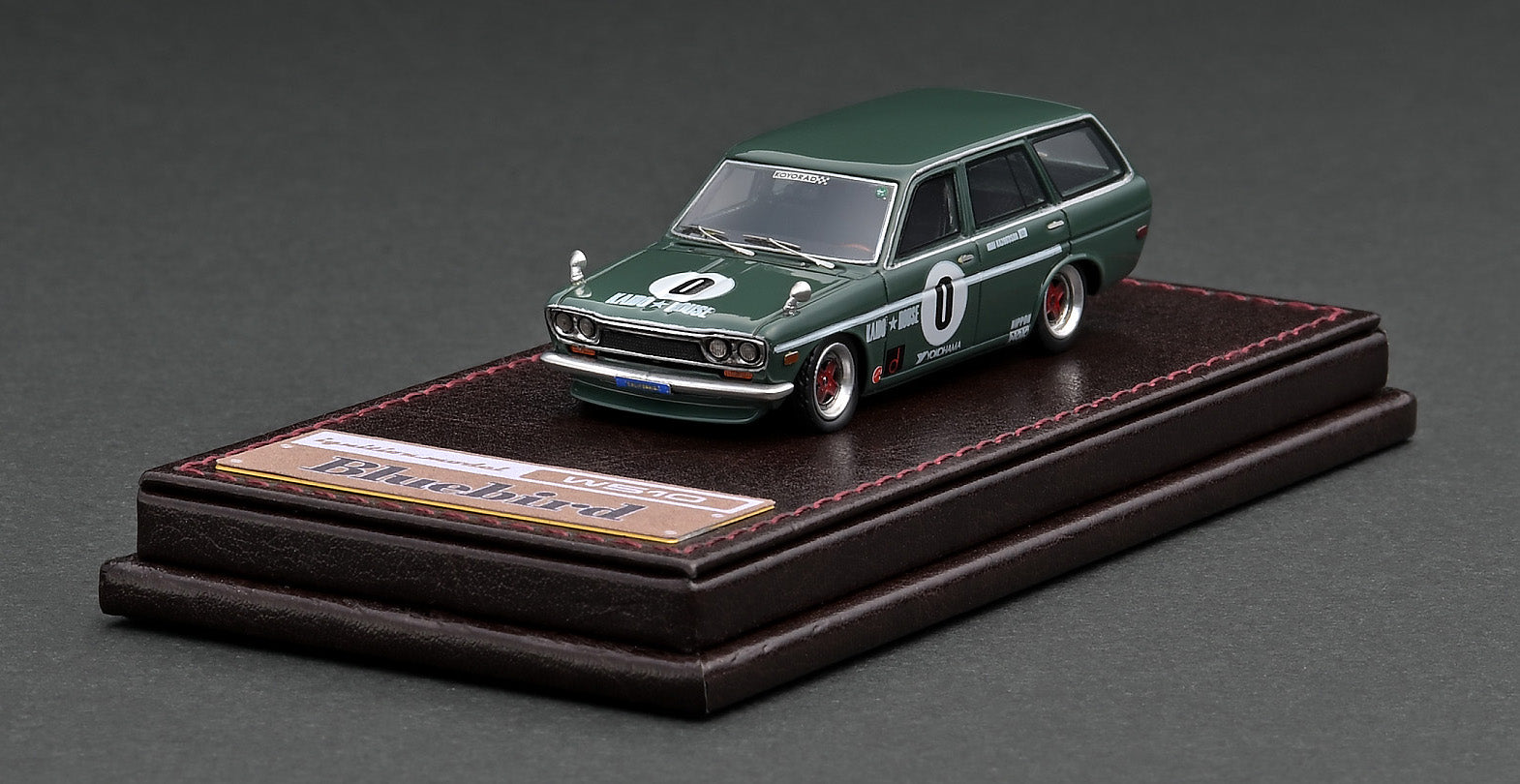 1:64 Scale Nissan Datsun Bluebird 510 Wagon Diecast Model Car - Kaido House Green Edition | Collectible Miniature Vehicle for Display, Racing Games & Car Enthusiasts