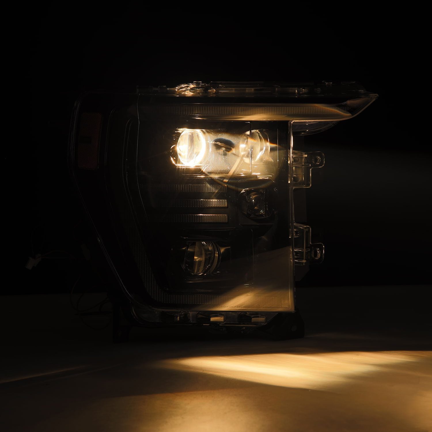 21 23 Ford F150 PRO Series Halogen Projector Headlights Alpha Black - Upgrade Your Truck Lighting for Night Driving & Off-Road Adventures