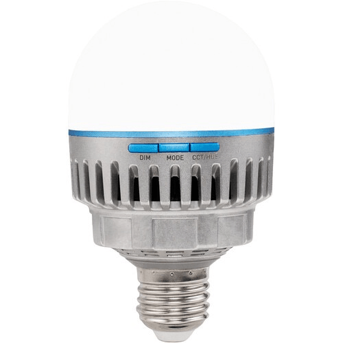 Nanlite PavoBulb 10C Bi-Color RGBWW LED Light Bulb - Dimmable Smart Bulb for Home, Studio & Photography Lighting