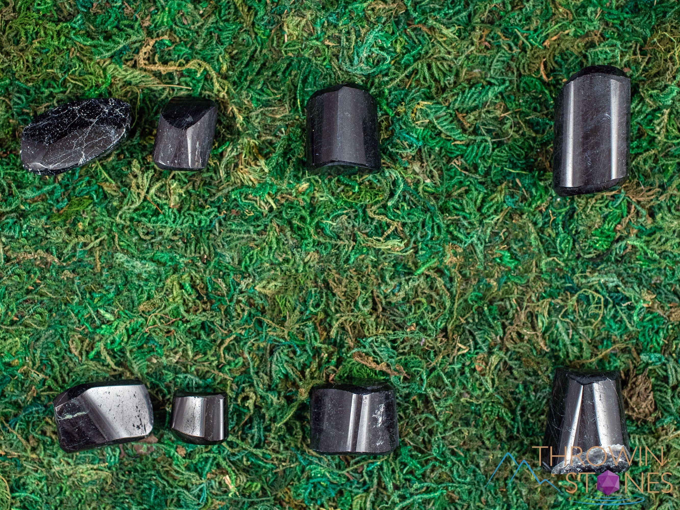 Black Tourmaline Tumbled Stones - Natural Healing Crystals for EMF Protection, Empath Support & Self Care Gifts (E0846) | Meditation, Home Decor & Spiritual Wellness