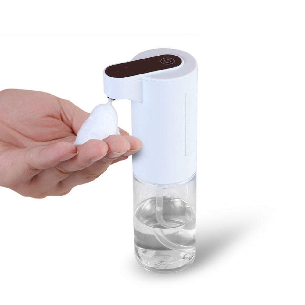 Automatic Infrared Foaming Soap Dispenser - 100ml Touchless Hand Soap & Lotion Dispenser for Bathroom, Kitchen, Office - White, One Size - Hygienic & Waterproof Design for Home & Commercial Use