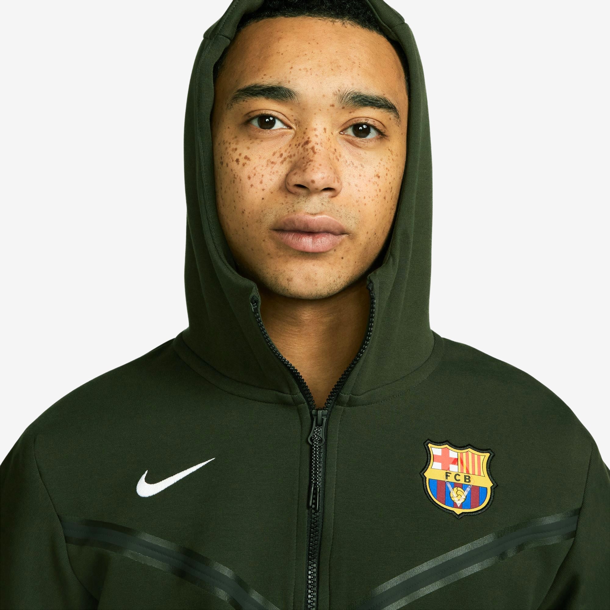 Nike FC Barcelona Tech Fleece Jacket - Official Football Soccer Hoodie for Men & Women | Perfect for Training, Matches & Casual Wear