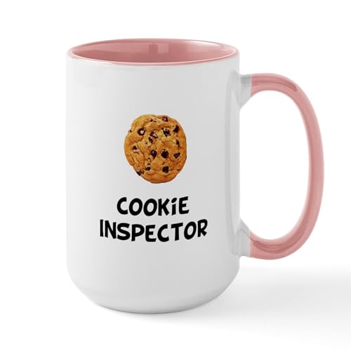 White/Pink Inside - Cookie Inspector Black SOT Ceramic Mug