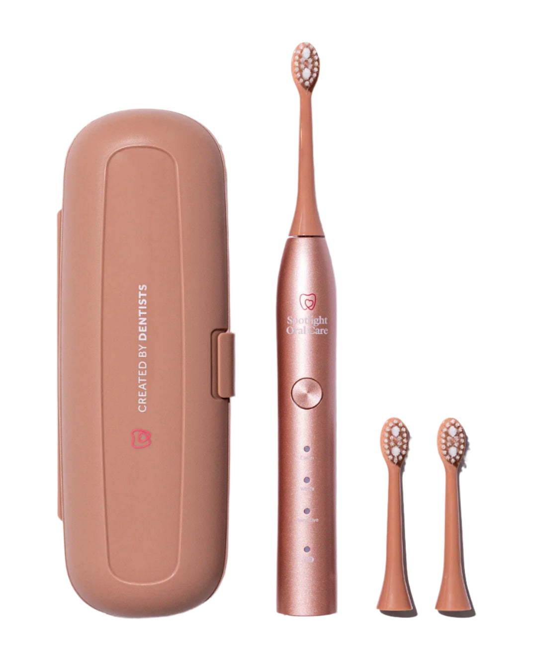 Spotlight Oral Care Sonic Toothbrush - Rose Gold Electric Toothbrush with Deep Cleaning & Whitening | Perfect for Travel, Home & Sensitive Teeth Care