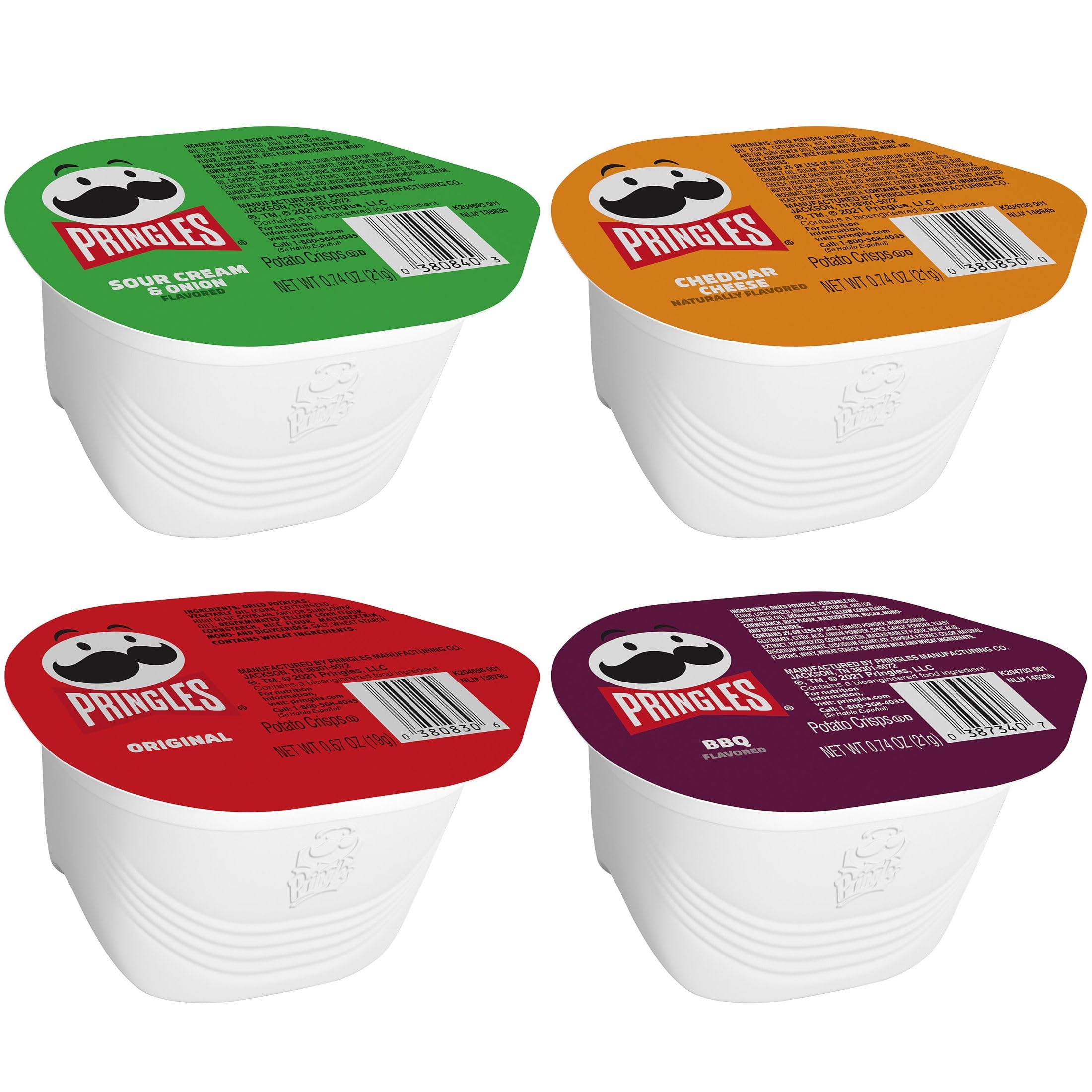 Pringles Potato Crisps Snack Stacks Variety Pack - 36 Cups | Lunch, Office & Kids Snacks | Perfect for School Lunches, Work Breaks & Party Snacking