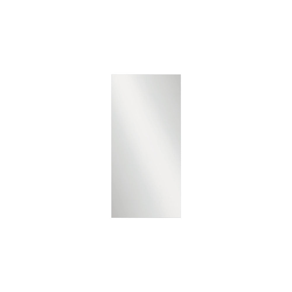 Fienza PEM 4595 Frameless Rectangular Bathroom Mirror with Pencil Edge - 450 x 950mm (17.7 x 37.4 inches) - Perfect for Vanity, Makeup, and Modern Bathroom Decor