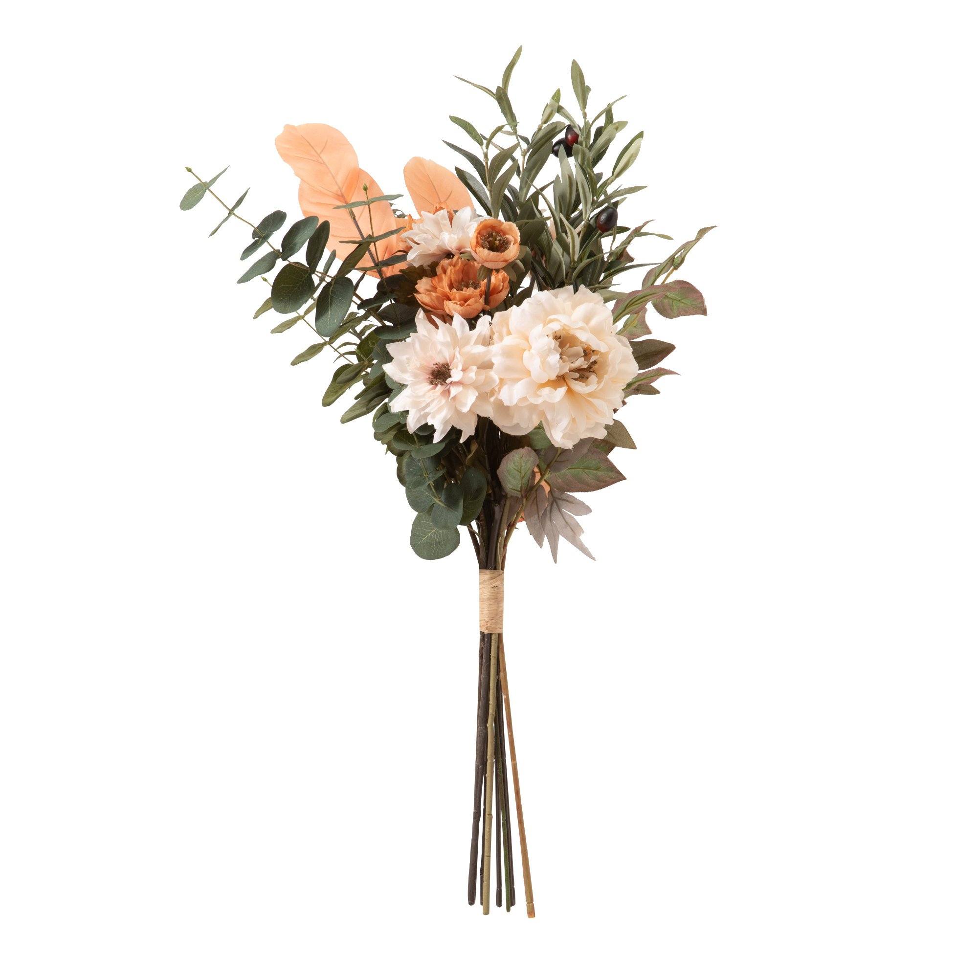 Beautiful Peony Dahlia Mix Bouquet - Fresh Cut Flowers for Weddings, Home Decor & Special Occasions