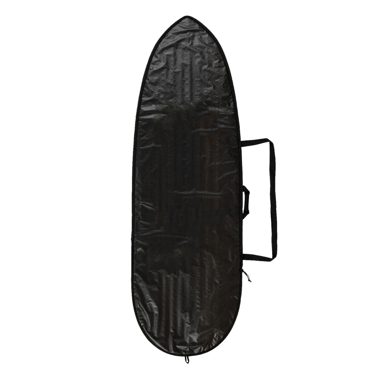 Creatures of Leisure Fish Icon Lite Board Bag - Black Silver Hybrid/Fun Surfboard Cover for Travel & Beach Protection