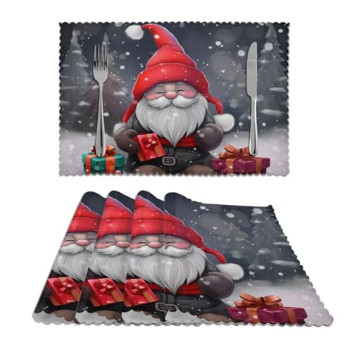 Xmas Gnome Snowflakes