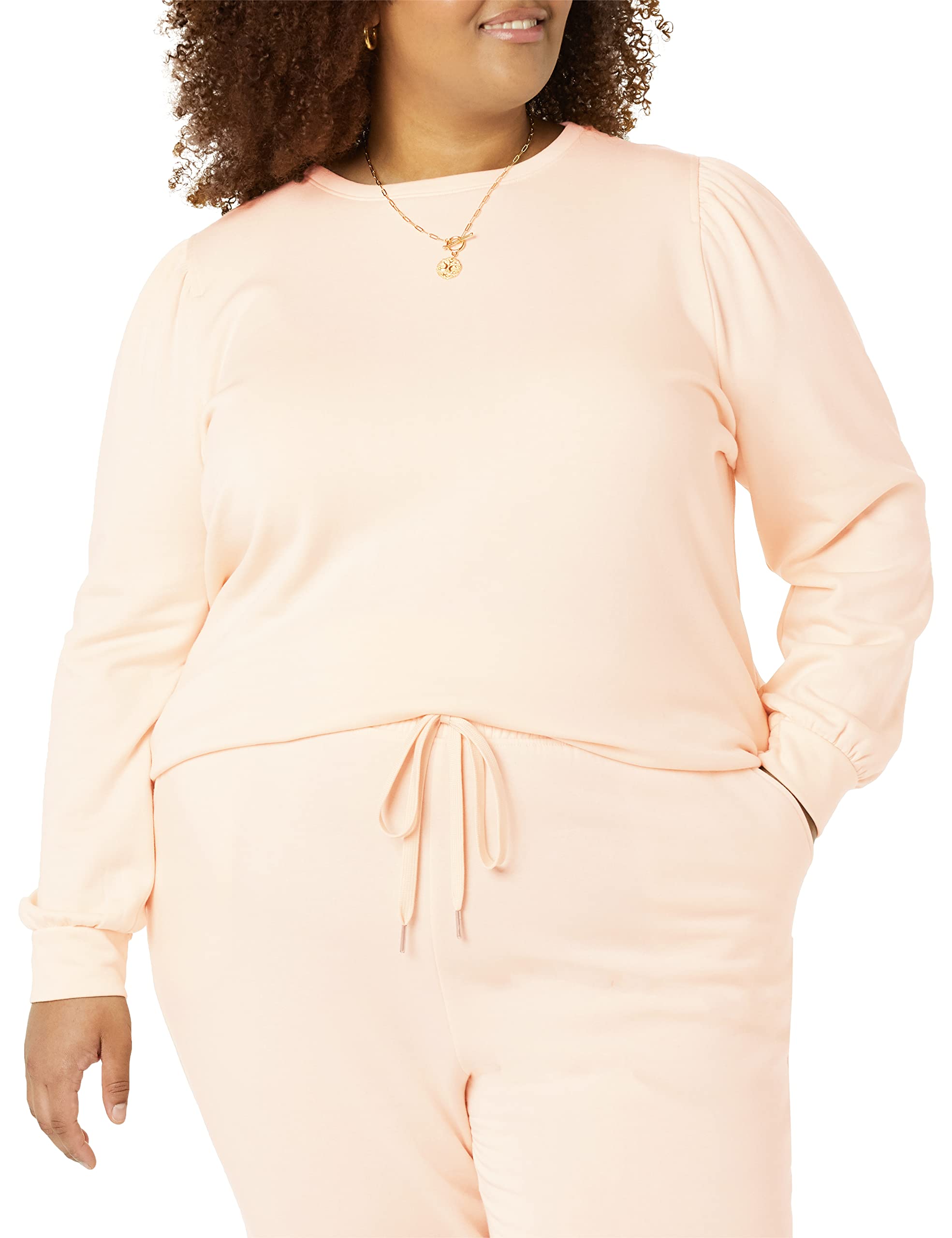 Amazon Aware Women's Puff Sleeve Sweatshirt - Cozy Oversized Pullover for Casual Wear, Lounge & Fall Outfits | Eco-Friendly Fashion Top for Everyday Comfort