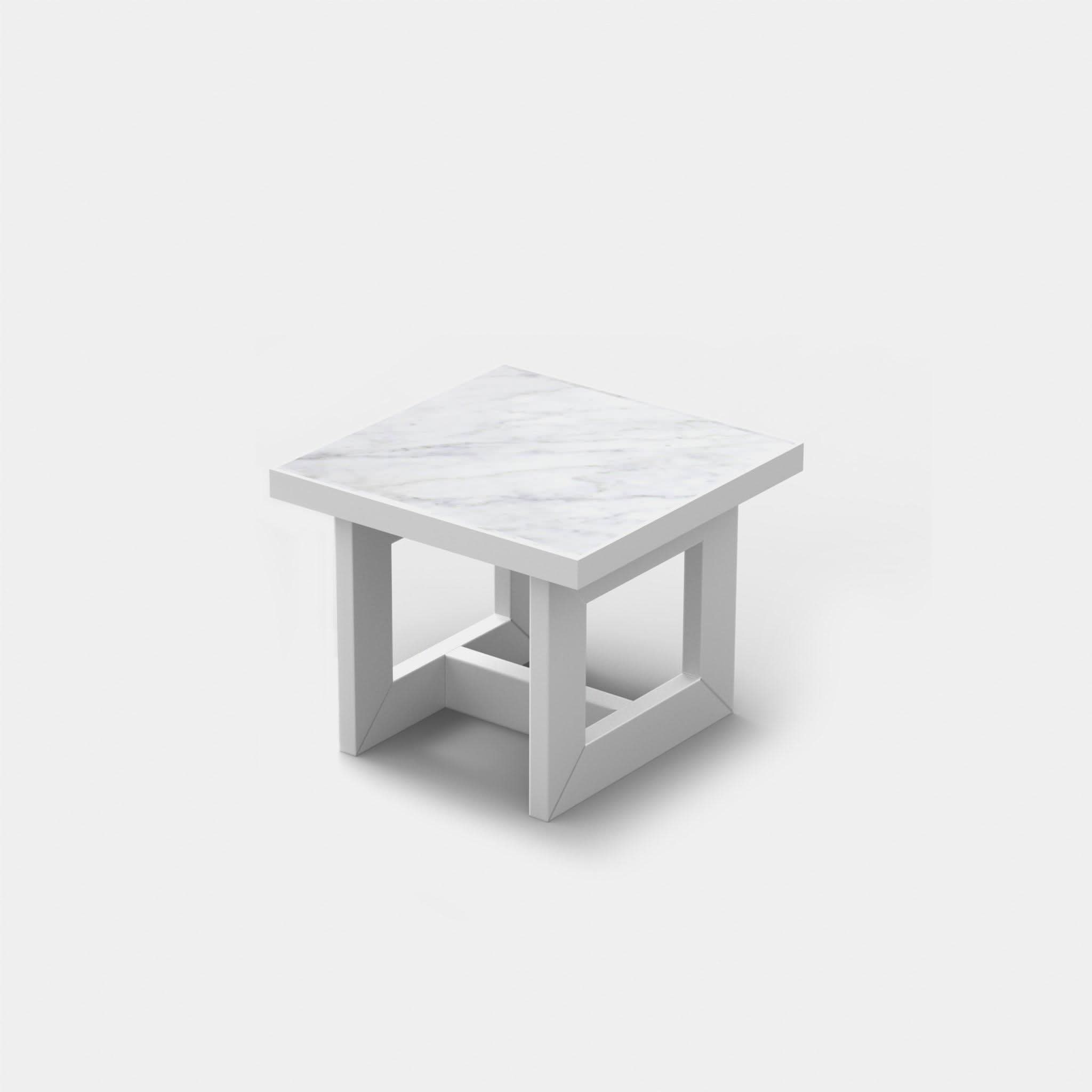 Hampton Side Table - Modern Nightstand with Storage Shelf for Bedroom, Living Room & Office | Small End Table with Sturdy Metal Frame & Wooden Top | Perfect for Home Decor, Reading Lamp & Alarm Clock