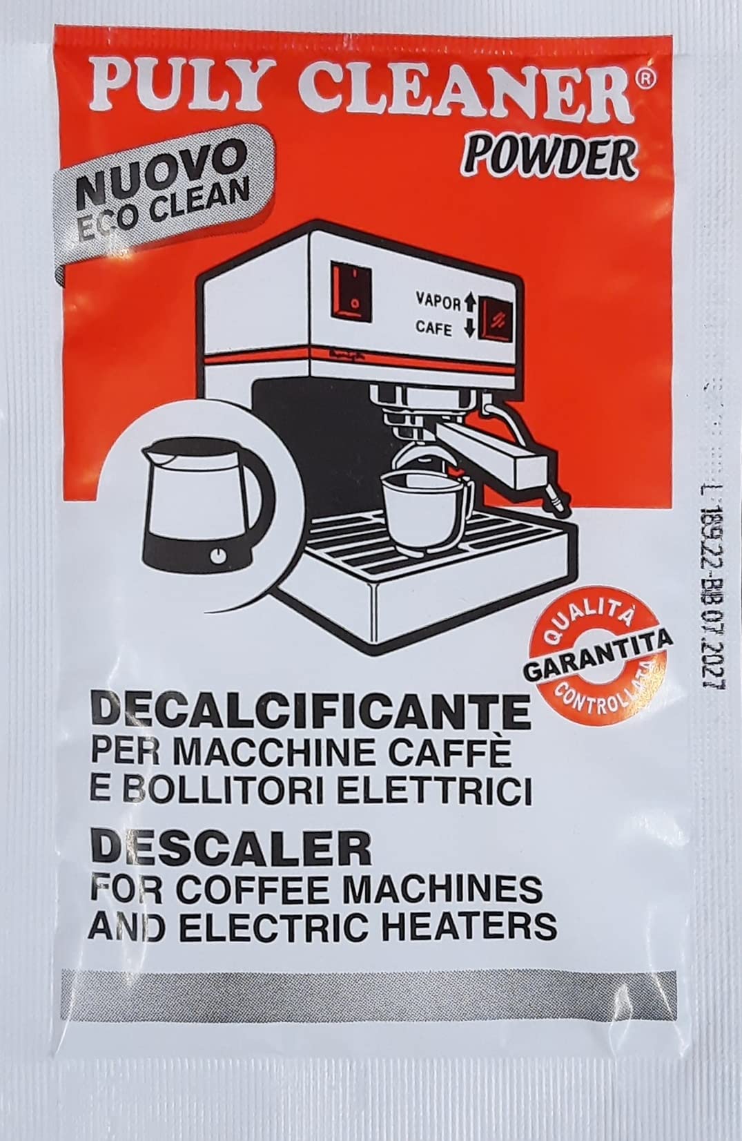 Puly Cleaner PulyEnt30 - Eco-Friendly Descaler for Coffee Makers & Percolators - Remove Limescale & Improve Brew Taste - Perfect for Home & Office Use