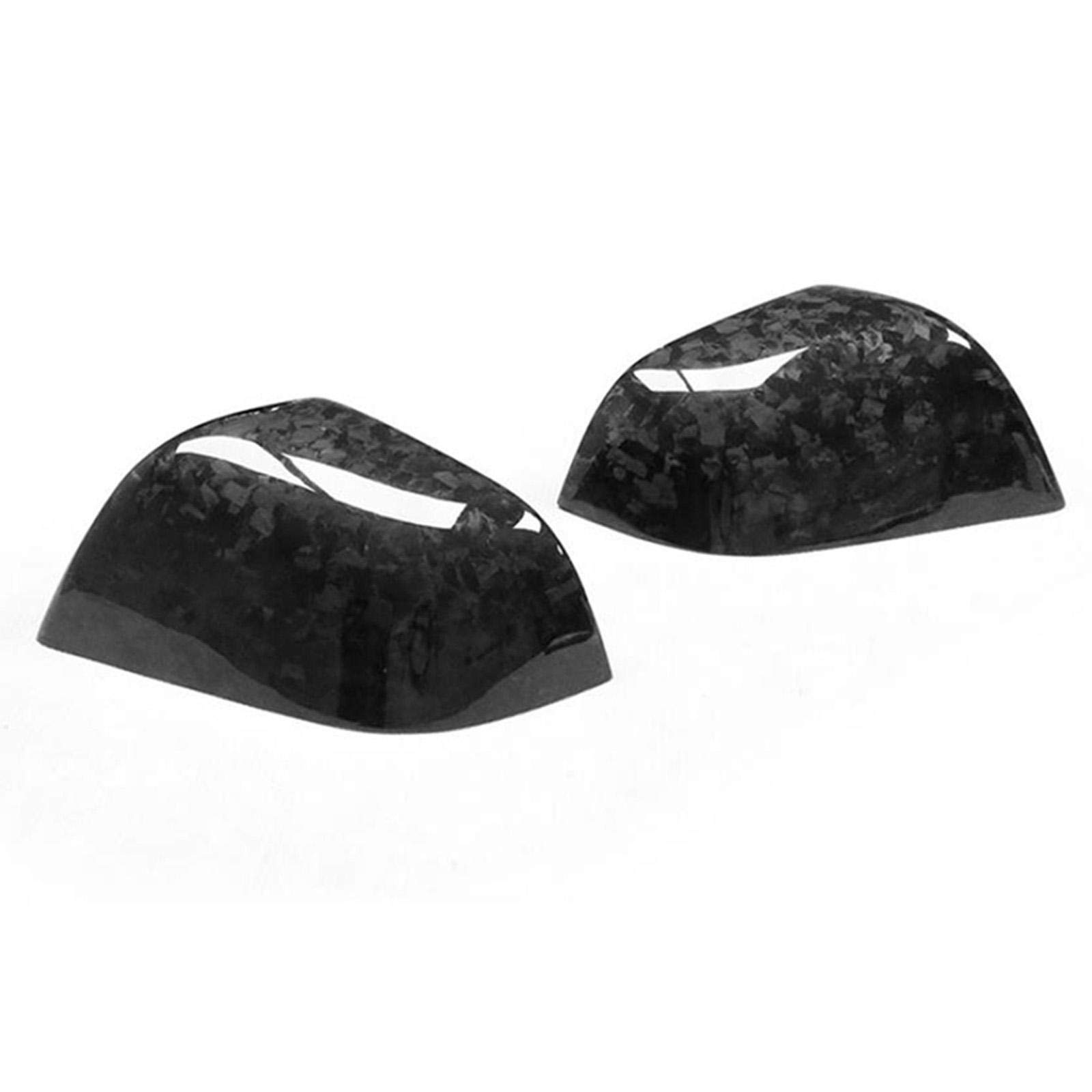 Carbon Fiber Rear View Mirror Covers for Tesla Model 3 (2016-2020) - Protective Side Mirror Trim Accessories | Enhance Style & Protection for Daily Driving & Car Shows