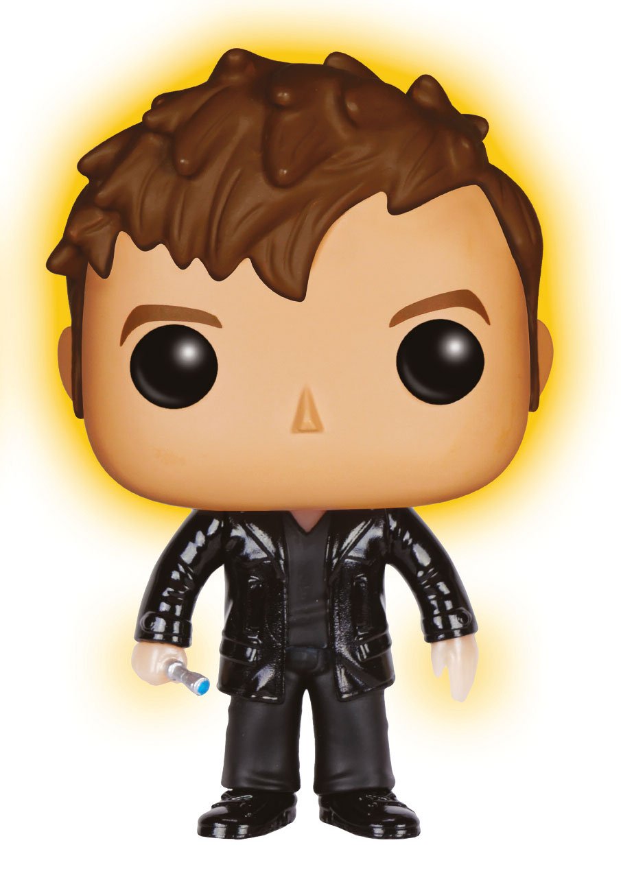 Funko POP! Doctor Who Tenth Doctor Regeneration Glow-in-the-Dark Exclusive Vinyl Figure #319 - Perfect for Collectors, Sci-Fi Fans & Home Display