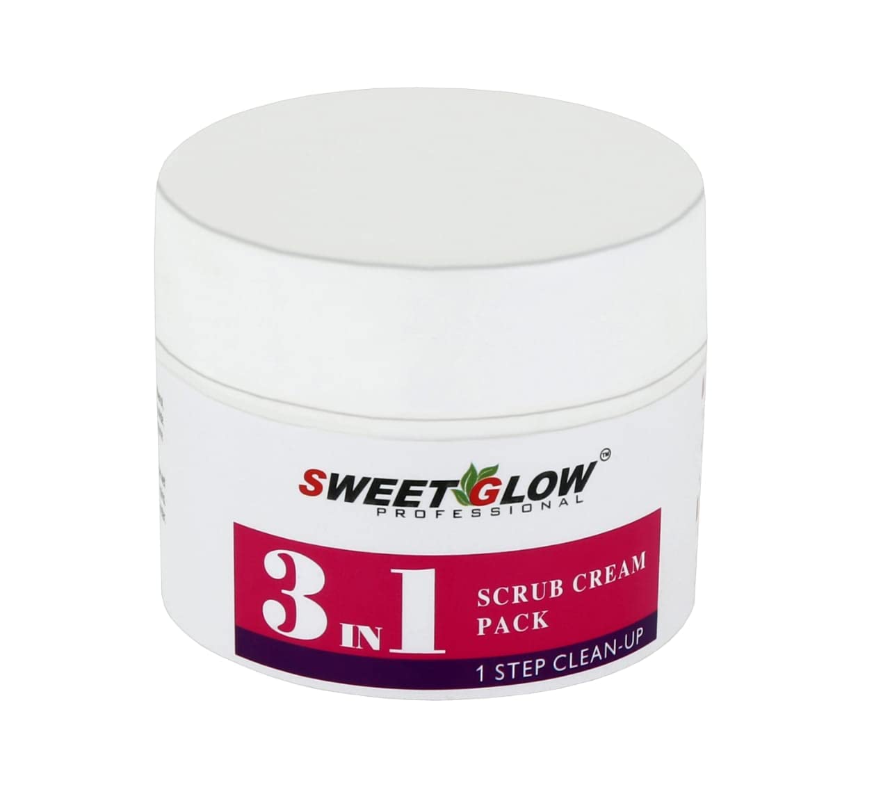 SWEET GLOW Professional 3-in-1 Exfoliating Scrub Cream with Argan Oil & Walnut | Deep Cleansing Face & Body Scrub for Blackhead Removal, Oil Control & Tan Removal | 100% Natural Vegan Skincare for Men & Women | Perfect for Daily Use, Post-Workout & Pre-Makeup Prep (100g)