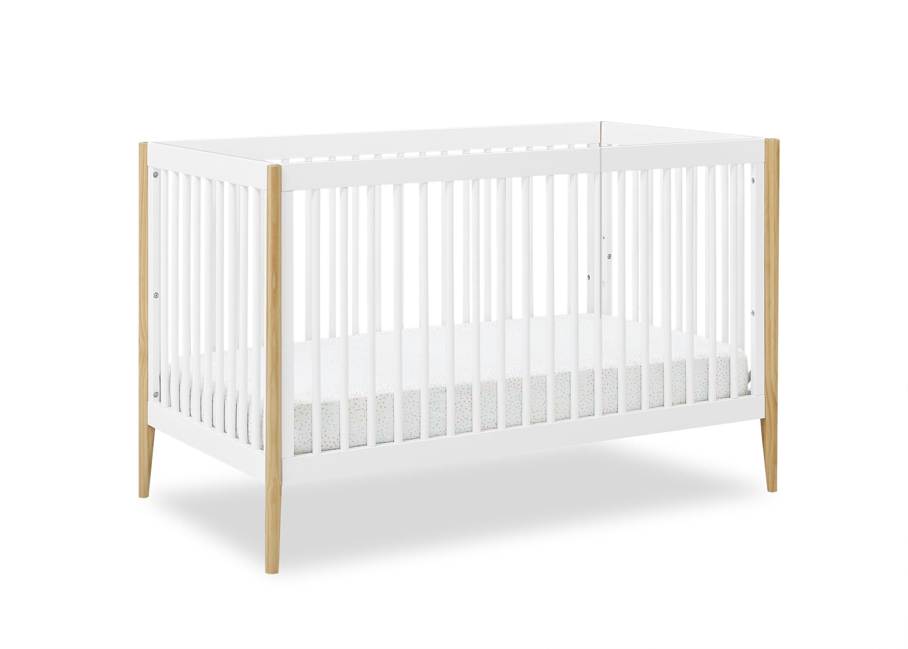 Casey 6-in-1 Convertible Baby Crib - Toddler Bed, Daybed & Full-Size Bed - Safe Nursery Furniture for Newborn to Adult - Perfect for Nursery, Bedroom & Guest Room