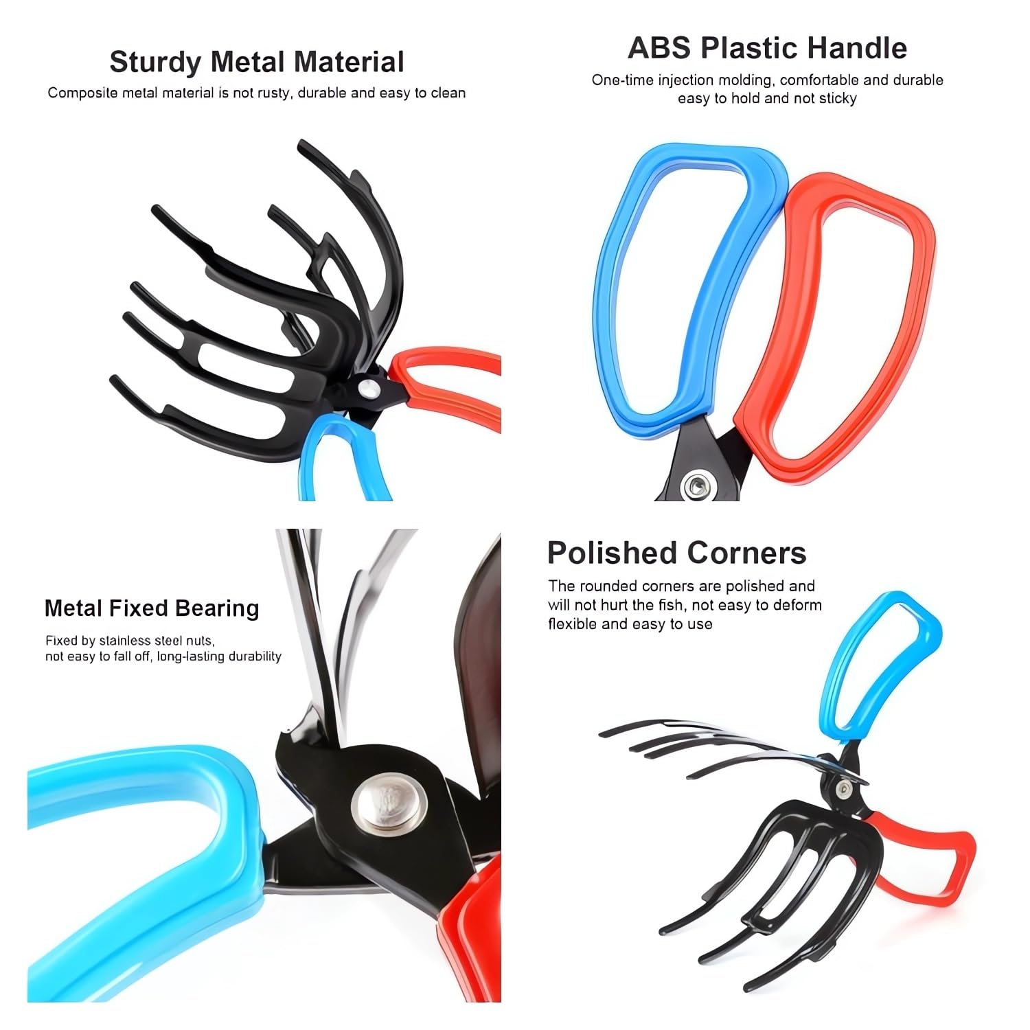 2024 Premium Fishing Pliers - Stainless Steel Multi-Tool with Fish Gripper, Line Cutter & Hook Remover | Heavy Duty Fishing Accessories for Saltwater & Freshwater | Ideal for Bass, Trout & Offshore Fishing Trips