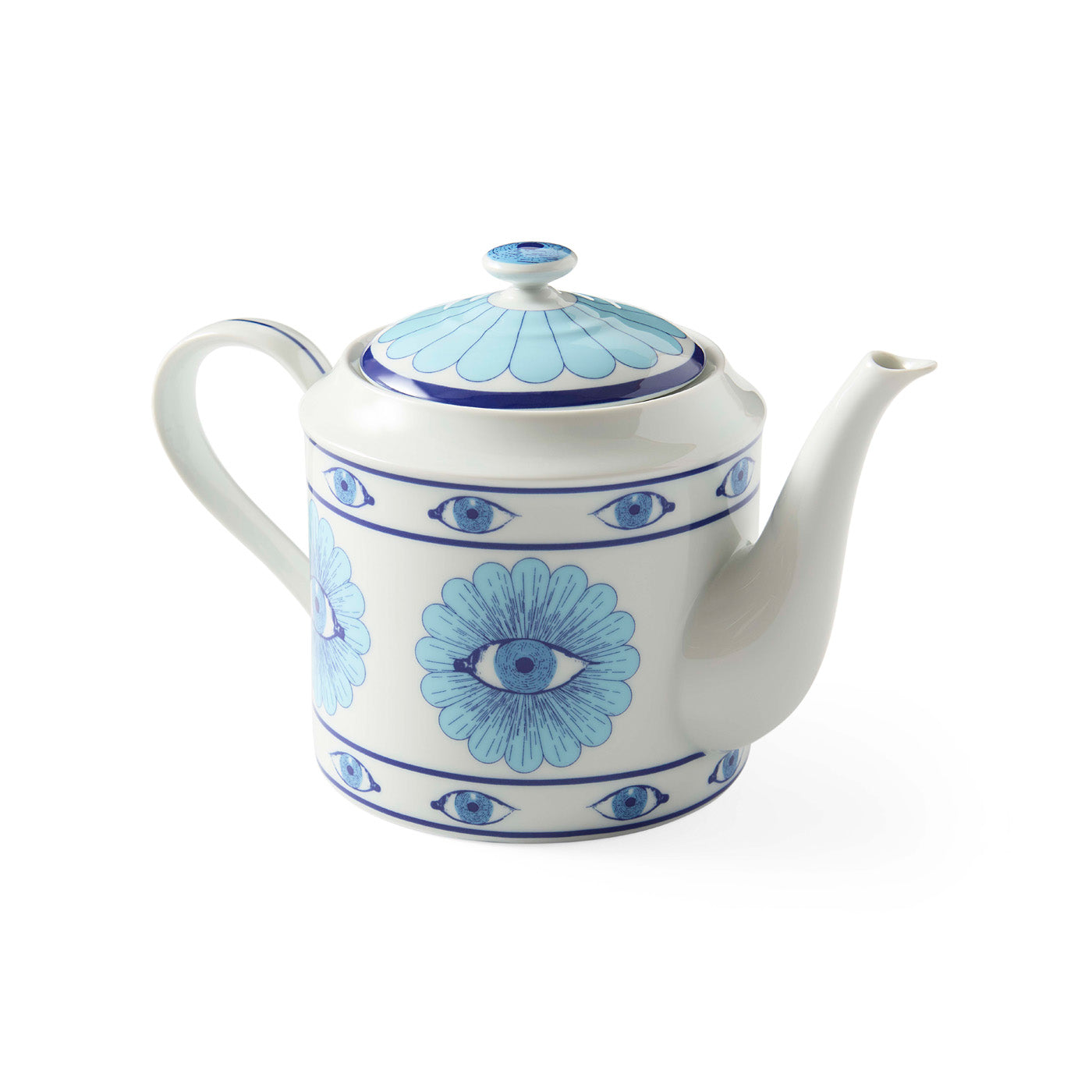 Premium Druggist Teapot - Vintage Style Ceramic Tea Pot with Infuser - Perfect for Herbal Tea, Loose Leaf Tea & Home Apothecary Use