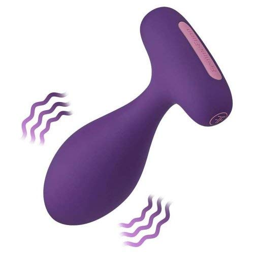 Remote Control Vibrating Butt Plug - 10 Speed USB Rechargeable Waterproof Silicone Anal Toy for Women & Men | Purple Adult Sex Toy for Couples Play, Solo Pleasure & BDSM Exploration