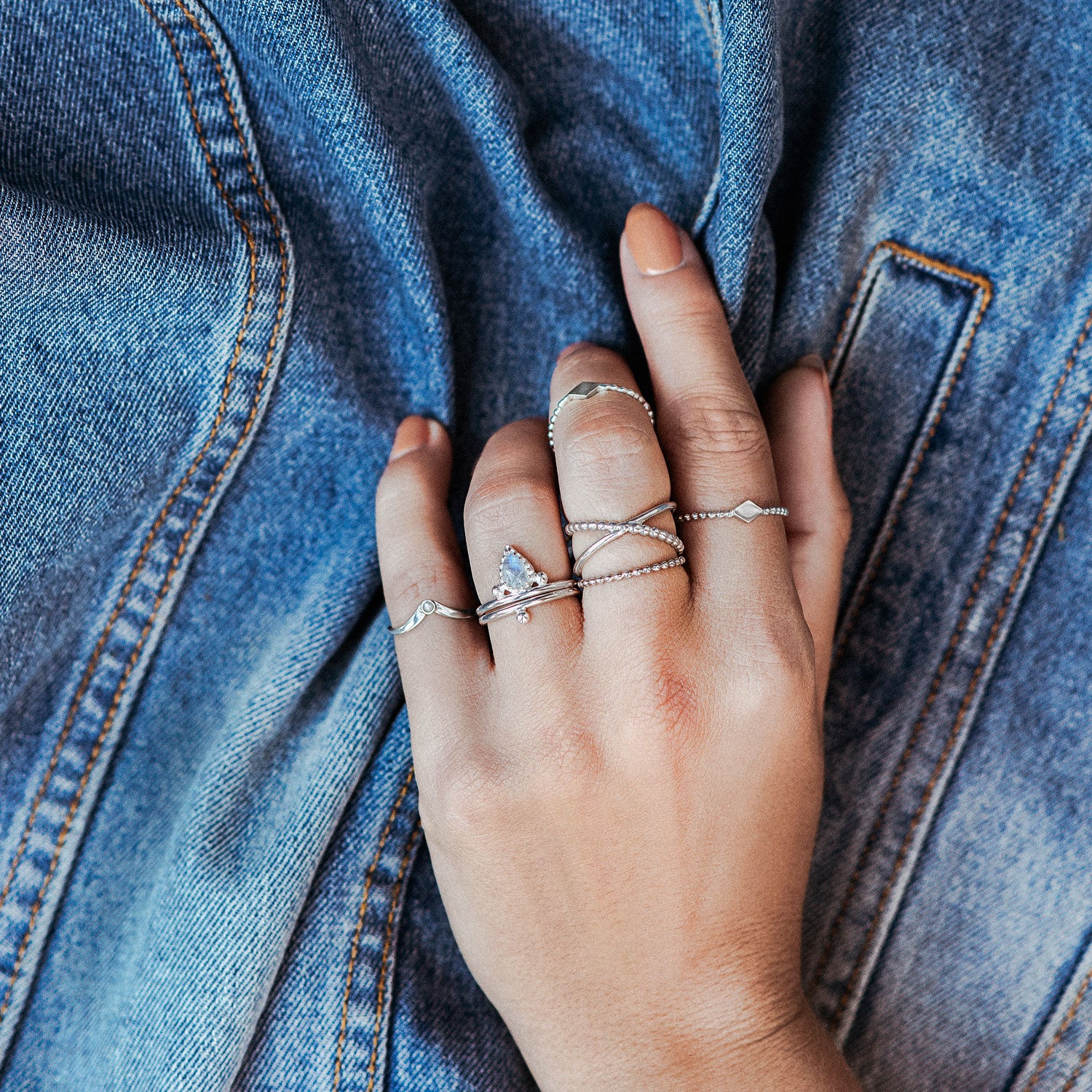 Elegant Silver Kite Ring for Women - Dainty Minimalist Jewelry Gift for Her - Perfect for Everyday Wear & Special Occasions