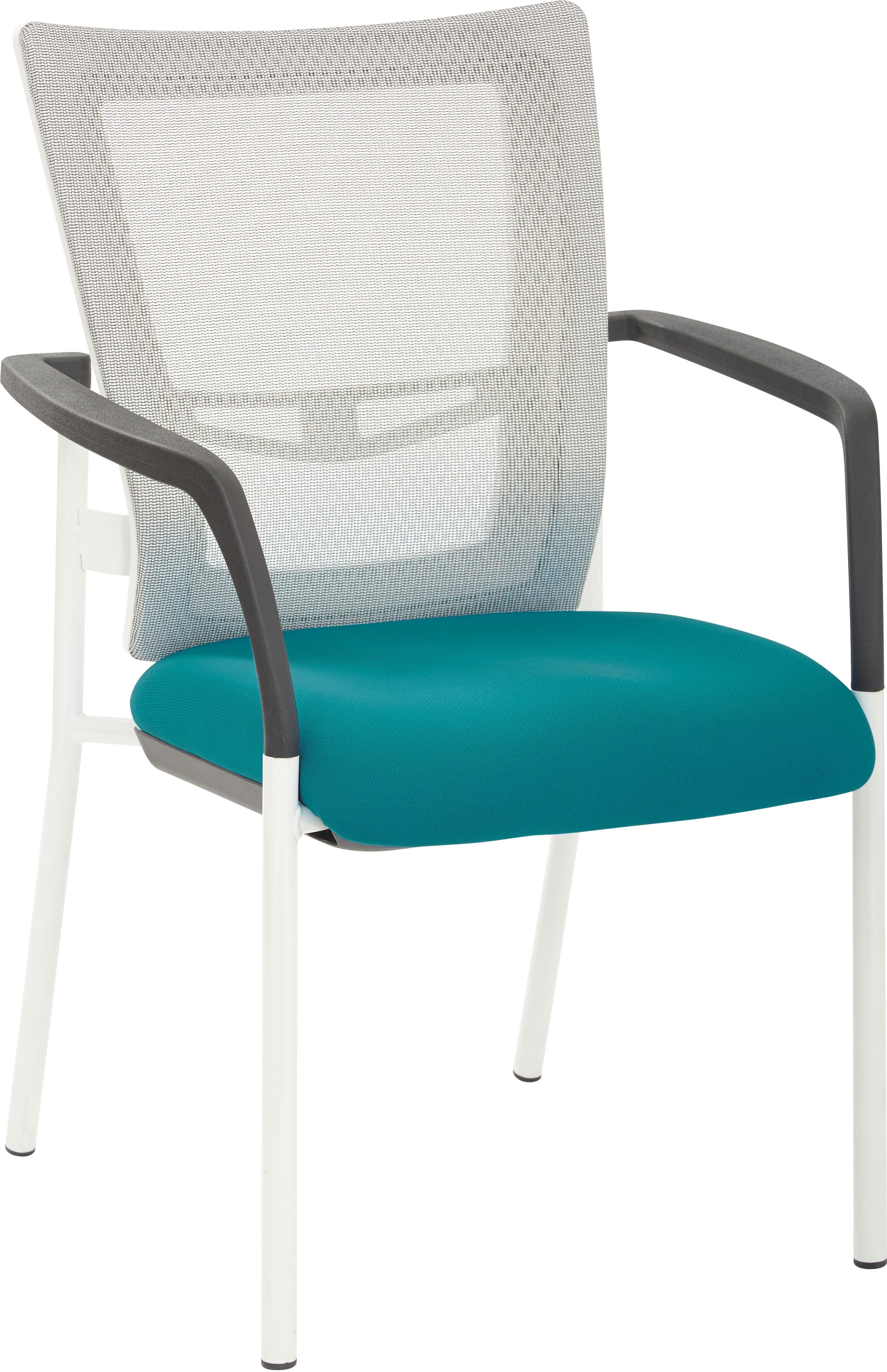 Office Star ProGrid® Mesh Back Visitor Chair [8810W] - Ergonomic Office Seating for Guests & Waiting Rooms, Comfortable Support for Home & Business Use